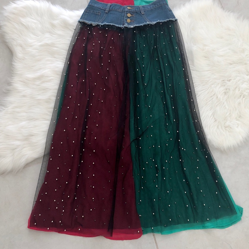 BUNDLE of 3 Sheer Skirts, size 2 - Picture 2 of 8